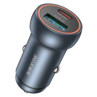 Автомобільний зарядний пристрій Borofone BZ32A 30W QC3.0 black