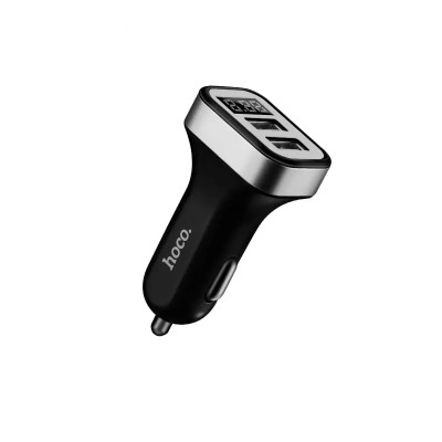 Автомобільний зарядний пристрій Hoco Z3 2 USB 2100 mAh LCD black