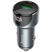 Автомобільний зарядний пристрій Hoco Light Road Z42 USB-A, USB-C black