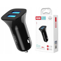 Автомобільний зарядний пристрій XO CC31 2 USB 2400 mA black