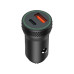 Автомобільний зарядний пристрій XO CC33 1 USB, Type-C, QC3.0, 18W black