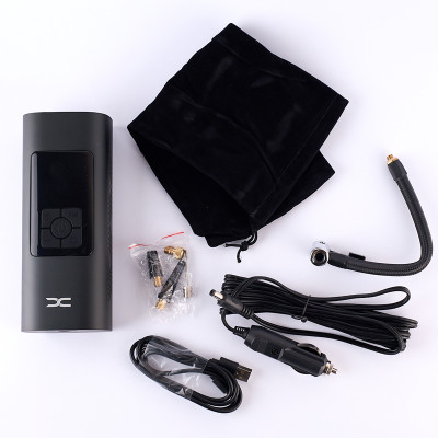 Автомобільний компресор портативний DC CZ012 6000 mAh black