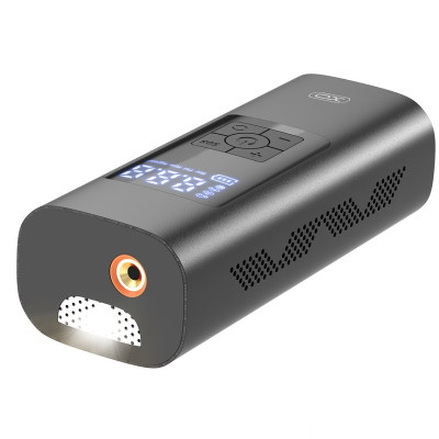 Автомобільний компресор портативний XO CZ012 6000 mAh black