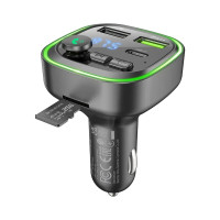 FM трансмітер Borofone BC48 QC3.0 18W black
