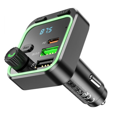 FM трансмітер Borofone BC53 QC3.0 black