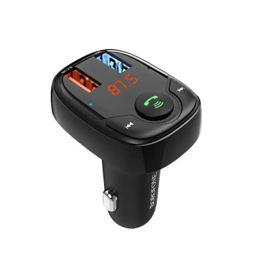 FM трансмітер Borofone DE35 QC3.0 black