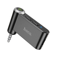 Автомобільний Bluetooth адаптер Hoco E58 Magic music car AUX black Автомобільний Bluetooth адаптер Hoco E58 Magic music car AUX black