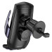 Автотримач Hoco CA202 Plus з бездротовим зарядним 15W black