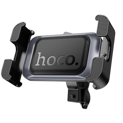 Тримач для телефона на велосипед і мотоцикл Hoco H82 black gray
