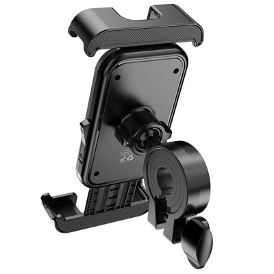 Тримач для телефона на велосипед і мотоцикл Hoco H82 black gray