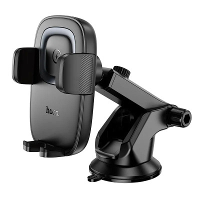 Автотримач Hoco HW32 з бездротовим зарядним 15W black