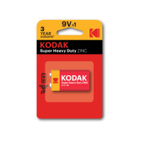 Батарейка Kodak 6F22 Extra Heavy Duty Крона 1шт.