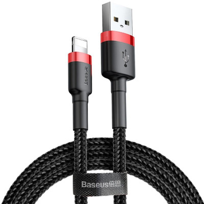 USB кабель Baseus Lightning black-red (CALKLF-B19)