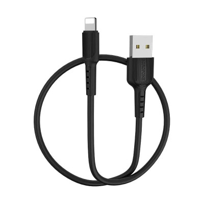 USB кабель Borofone BX16 Lightning black