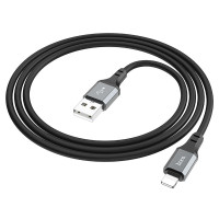 USB кабель Hoco X86 Silicone Lightning black