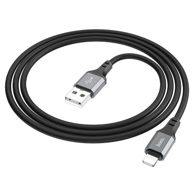 USB кабель Hoco X86 Silicone Lightning black