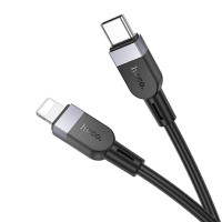 USB кабель Hoco X109 Silicone Type-C на Lightning black