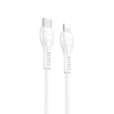 USB кабель Hoco X37 Type-C to Lightning white