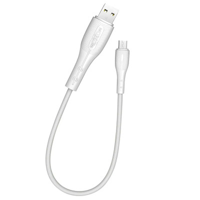USB кабель Moxom MX-CB80 Lightning 30см white