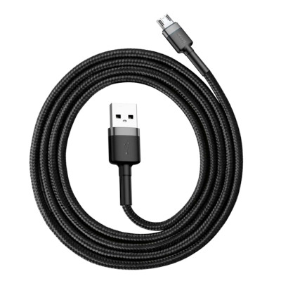 USB кабель Baseus CAMKLF-BG1 microUSB black