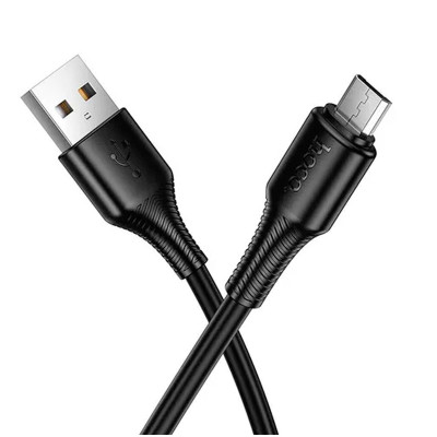 USB кабель Hoco X120 microUSB black