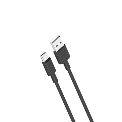 USB кабель XO NB156 microUSB black