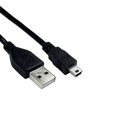 Кабель miniUSB 2 метри black