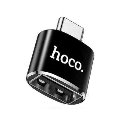 Перехідник OTG USB-Type C Hoco UA5 black