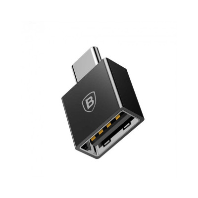 Перехідник OTG USB-Type C Baseus black (CATJQ-B01)
