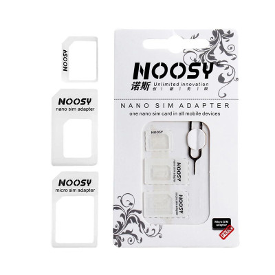 Адаптер перехідник для сім-карт з nanoSIM на microSIM Noosy