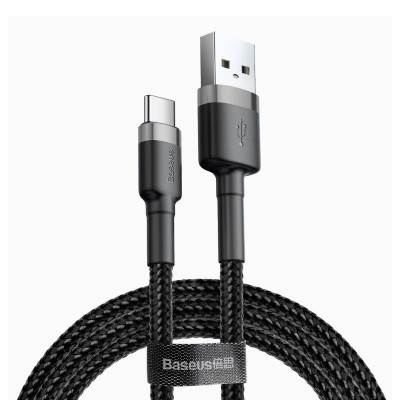 USB кабель Baseus Type-C black (CATKLF-BG1)