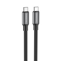 USB кабель Borofone BX82 High Elastic TPE Type-C to Type-C 60W black