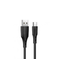 USB кабель Hoco DU26 Type-C подовжений конектор 8мм black
