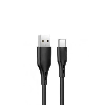 USB кабель Hoco DU26 Type-C подовжений конектор 8мм black