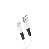 USB кабель Hoco X82 Silicone Type-C white