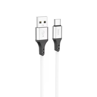 USB кабель Hoco X86 Silicone Type-C white