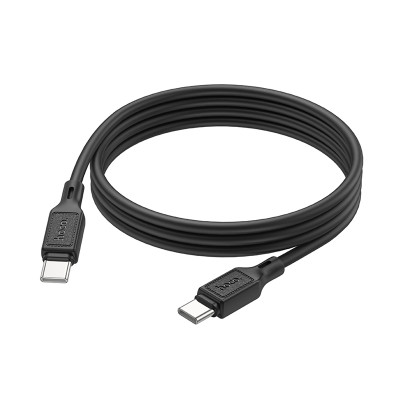 USB кабель Hoco X90 Silicone Type-C to Type-C 60W black