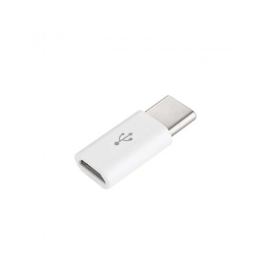 Перехідник для зарядки з microUSB на Type-C AMTC01 пластик
