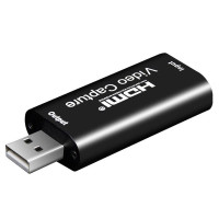Зовнішня карта відеозахвату HDMI Video Capture USB to HDMI black