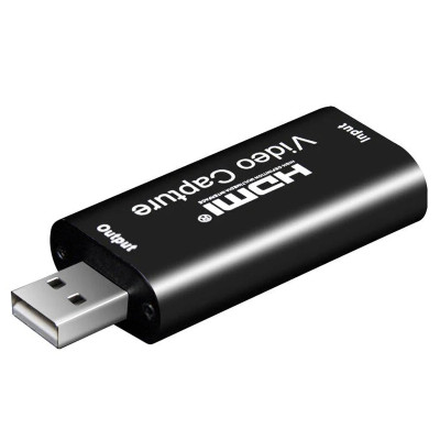 Зовнішня карта відеозахвату HDMI Video Capture USB to HDMI black