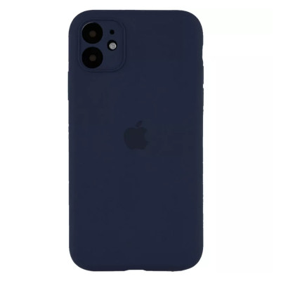 Накладка Original Silicone Case iPhone 12 midnight blue