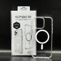 Накладка Space MagSafe Case iPhone 12, 12 Pro прозора