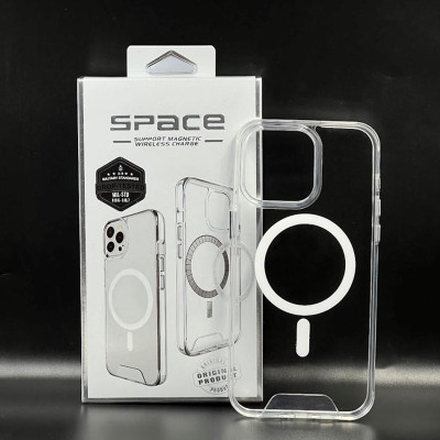 Накладка Space MagSafe Case iPhone 12, 12 Pro прозора