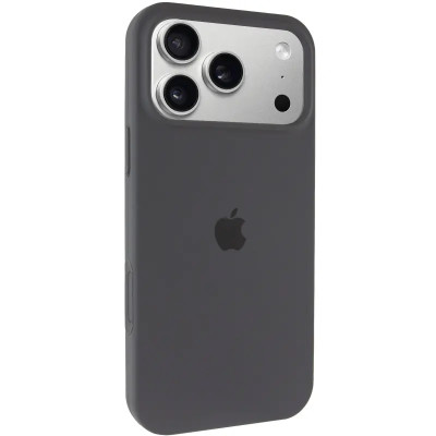Накладка Original Silicone Case iPhone 17 Pro dark grey