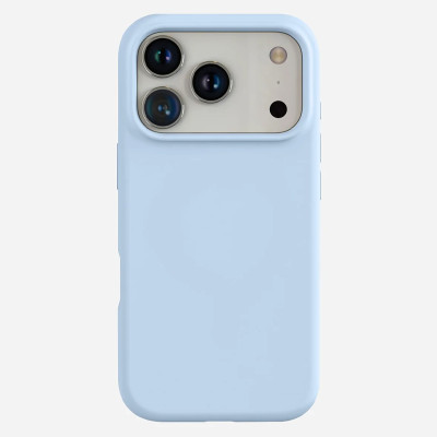 Накладка Original Silicone Case iPhone 17 Pro Max mist blue