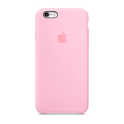 Накладка Original Silicone Case iPhone 6, 6S pink