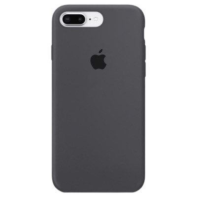 Накладка Original Silicone Case iPhone 7 Plus, 8 Plus dark grey