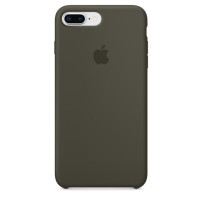 Накладка Original Silicone Case iPhone 7 Plus, 8 Plus olive