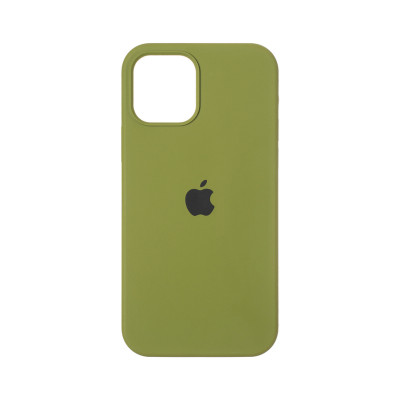 Накладка Original Silicone Case iPhone 14 Pro green army
