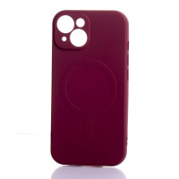 Накладка Original Silicone Case iPhone 15 Plus burgundy